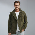 Men's slim fit double-breasted lapel jacket