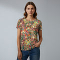 Womens floral crew neck t-shirt