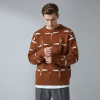 Men's o-neck loose pullover sweater
