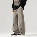 Men's wide leg cargo pants