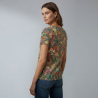 Womens floral crew neck t-shirt