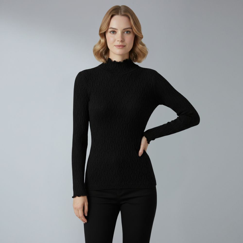 Women’s turtleneck knitted slim fit sweater