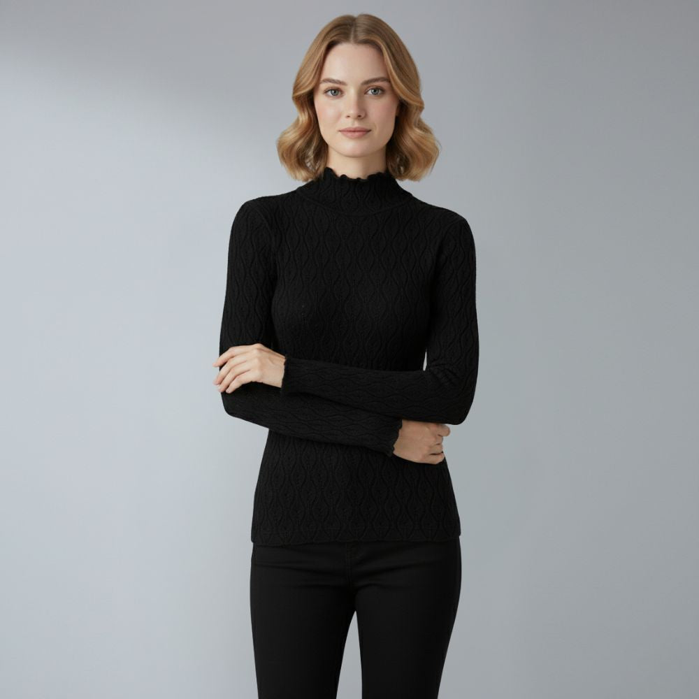 Women’s turtleneck knitted slim fit sweater