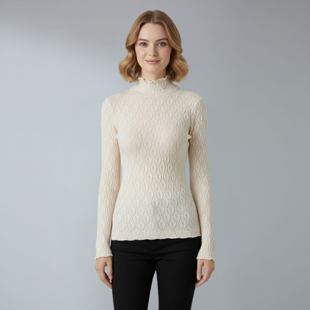 Women’s turtleneck knitted slim fit sweater